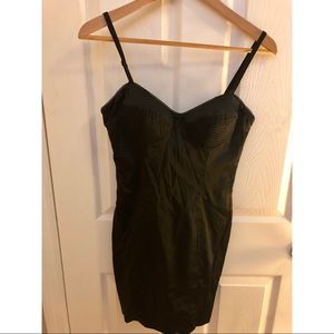 Forever21 EXCLUSIVE Bustier Style Black Dress SM